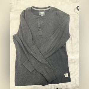 Roots Mens M Henley Sweater